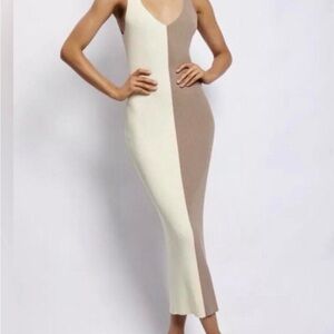 Meshki Two-Tone Maxi Dress